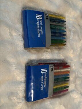 $10 ADD ON Media Twist Crayons 2 Packs of 18 Multicolor No Sharpening Art Supply